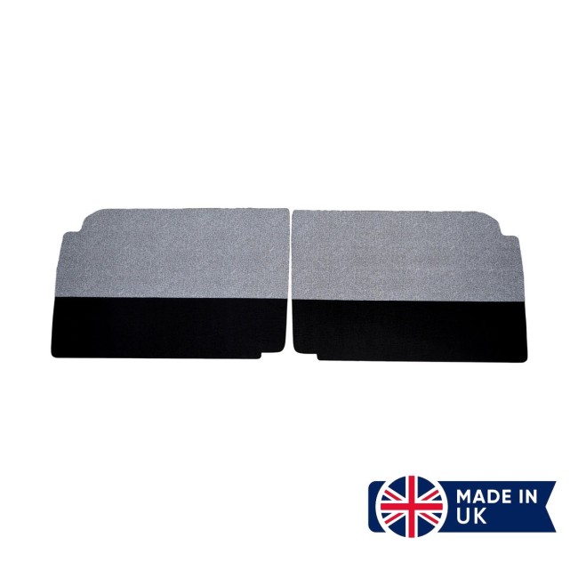 Panneaux de porte avant Austin Mini - Early Mk1 (Noir/Fleck) ORIGINE