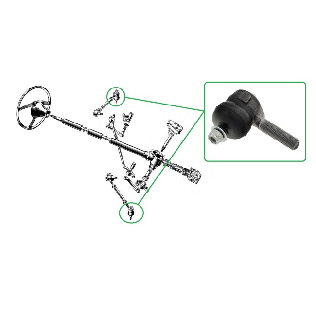 Rotule extérieur Droite ou  Gauche - Triumph