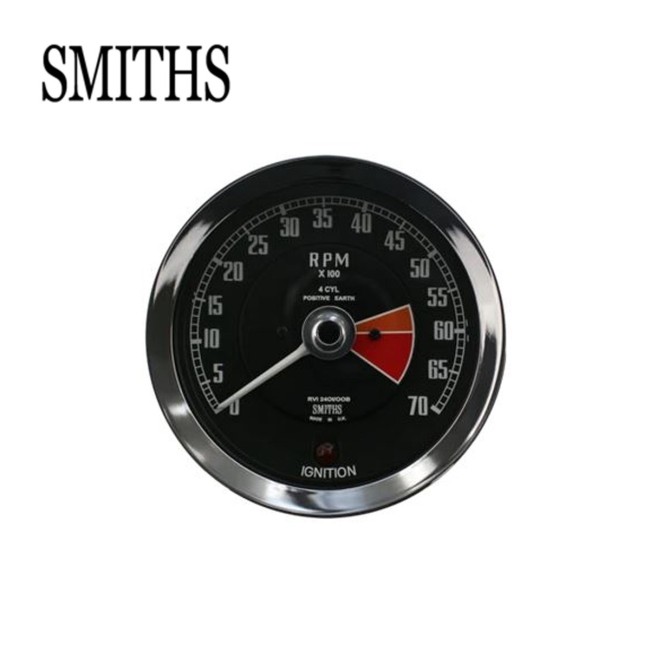 Compte tours 0-70 RPM Smiths (Diam. 100mm)