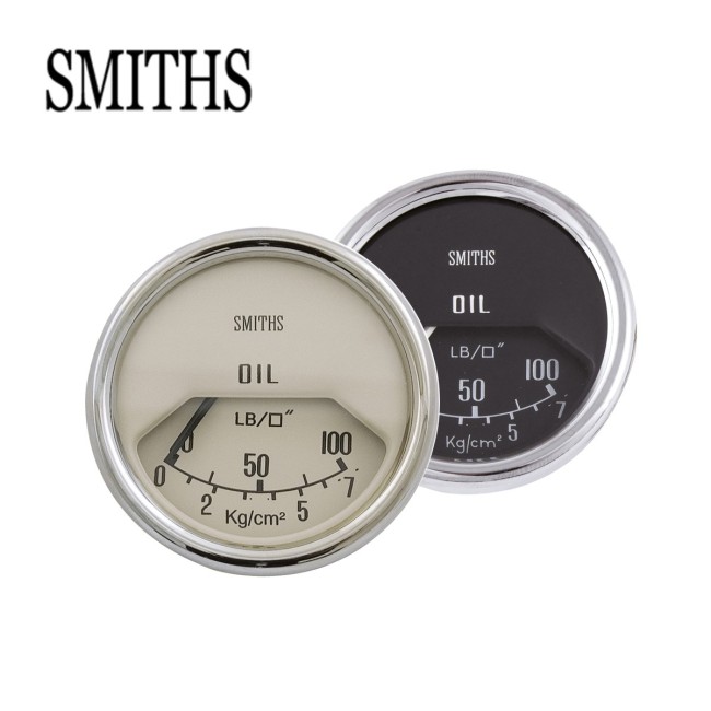 Jauge pression huile 0-100lb - Smiths