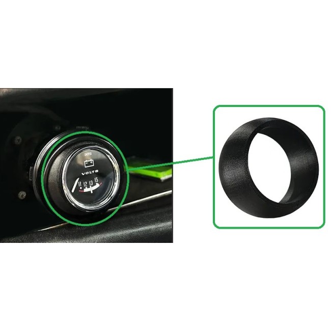 Support de jauge 1X52mm, dans ventilation 