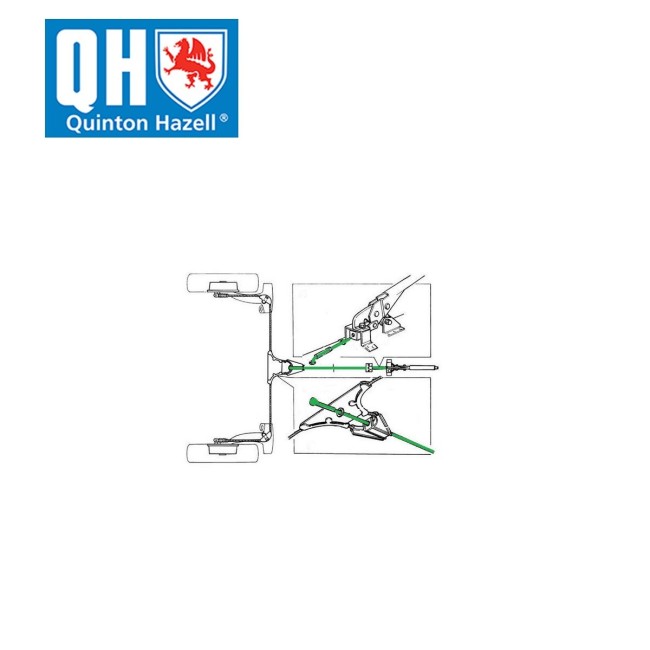 Câble de frein à main Austin Mini - 1976 à 2000 - QH