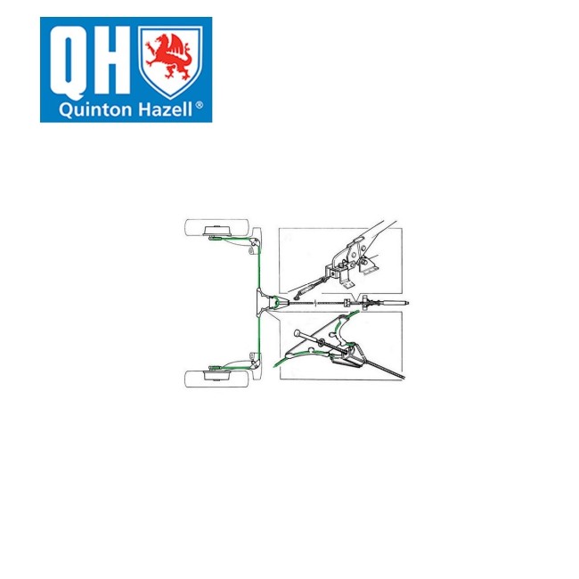 Câble de frein à main Austin Mini - 1976 à 2000 - QH