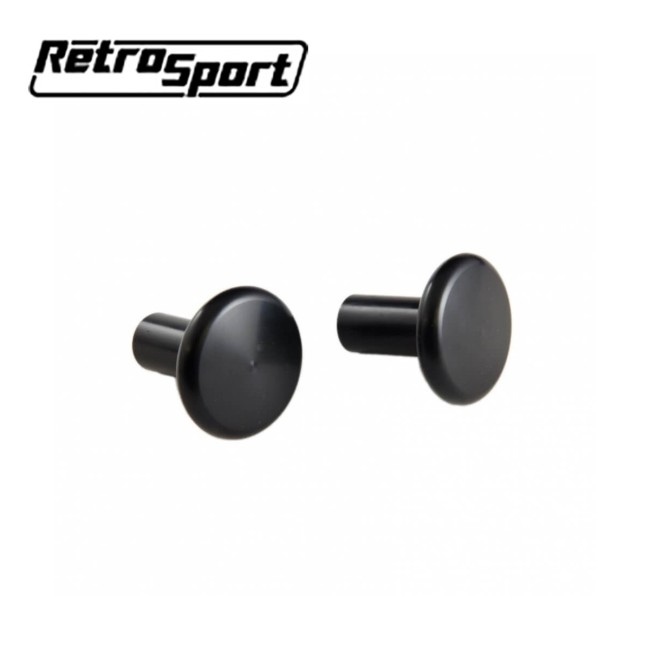 Bouton de tirette de siège Austin Mini (Aluminium noir) RetroSport