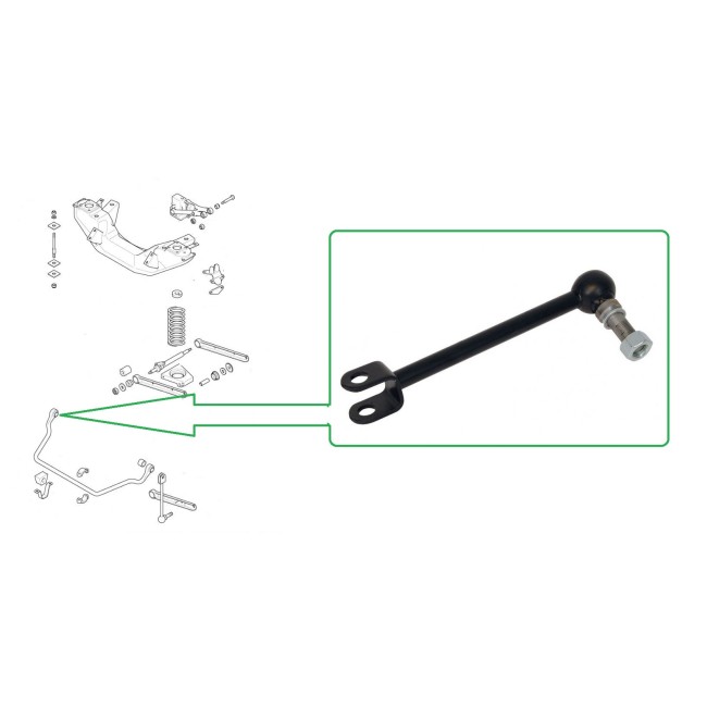 Biellette de barre stabilisatrice DROITE - MGB