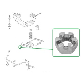 Ecrou 1/2" UNF MG/Triumph
