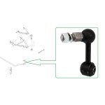 Biellette de barre stabilisatrice Gauche - Triumph Spitfire - 1962 /80