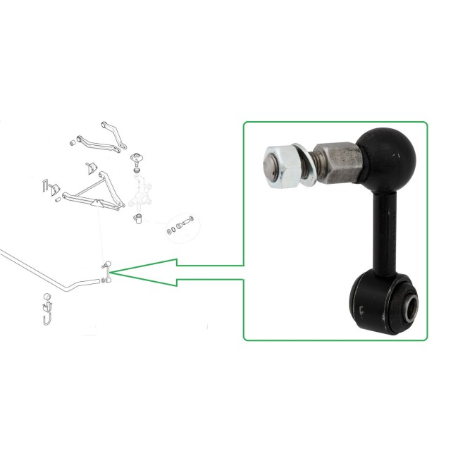 Biellette de barre stabilisatrice Gauche - Triumph Spitfire - 1962 /80