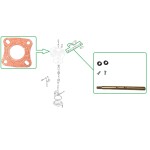 Axe de papillon de carburateur HIF38 + joints Austin Mini