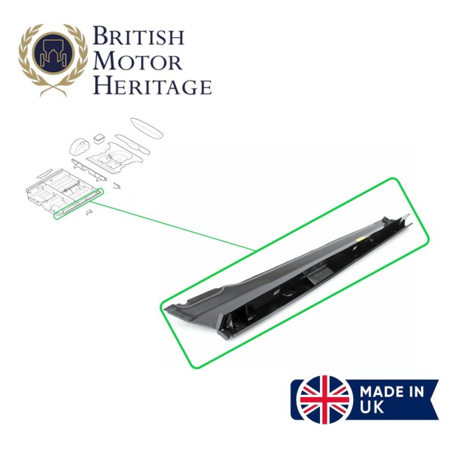 Bas de caisse extérieur-intérieur gauche Austin Mini 1969 à 2000 ORIGINE