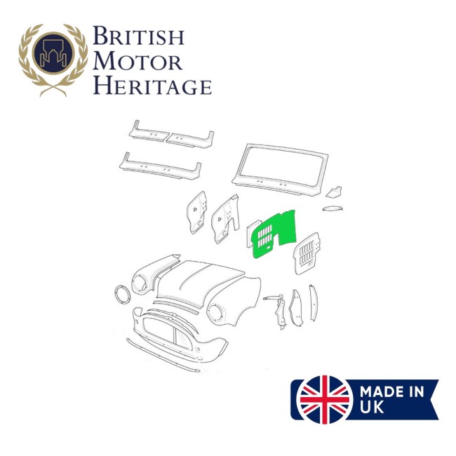 Joue d'aile avant gauche Austin Mini - 1969 à 1992 ORIGINE