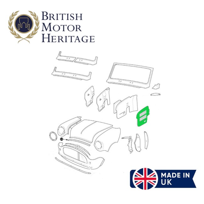 Joue d'aile gauche Austin Mini - 1959 à 1992 ORIGINE 