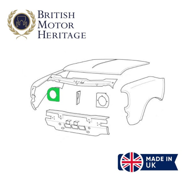 Porte phare droit Mini Clubman - 1969 à 1976