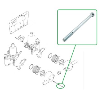 Vis 5/16 UNC X 114mm - Filtre à air MG