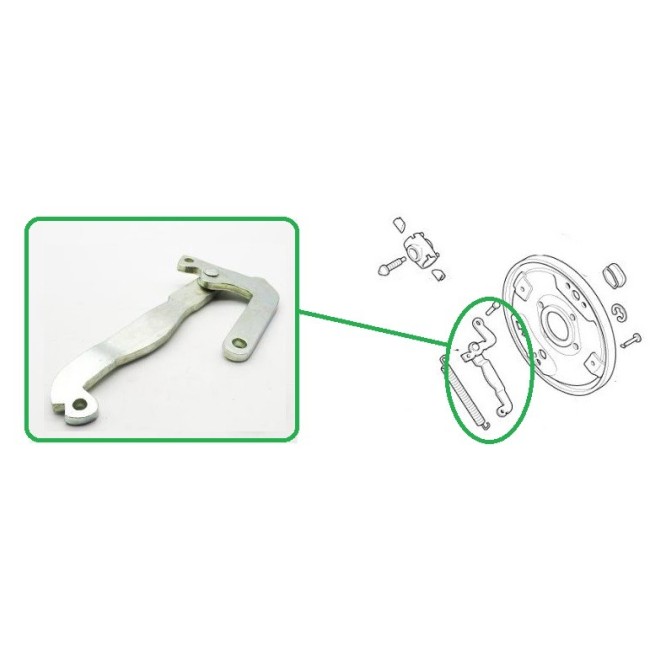 Renvoi de frein main droit - MGB - 1962/80