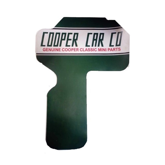 Autocollant plaque de protection allumage Austin Mini - Cooper Car Co