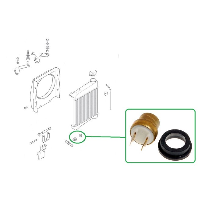 Sonde de déclenchement de ventilateur + joint