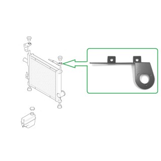 Patte radiateur - Austin Mini - MPI 