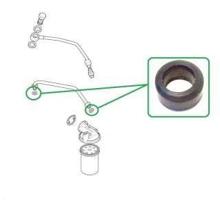 Joint raccord bloc / filtre (caoutchouc)
