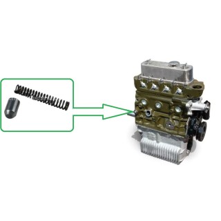 Clapet de décharge du circuit d'huile + ressort