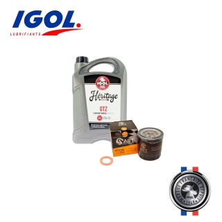 Pack vidange Austin Mini -  IGOL Heritage 20w50 - 5L