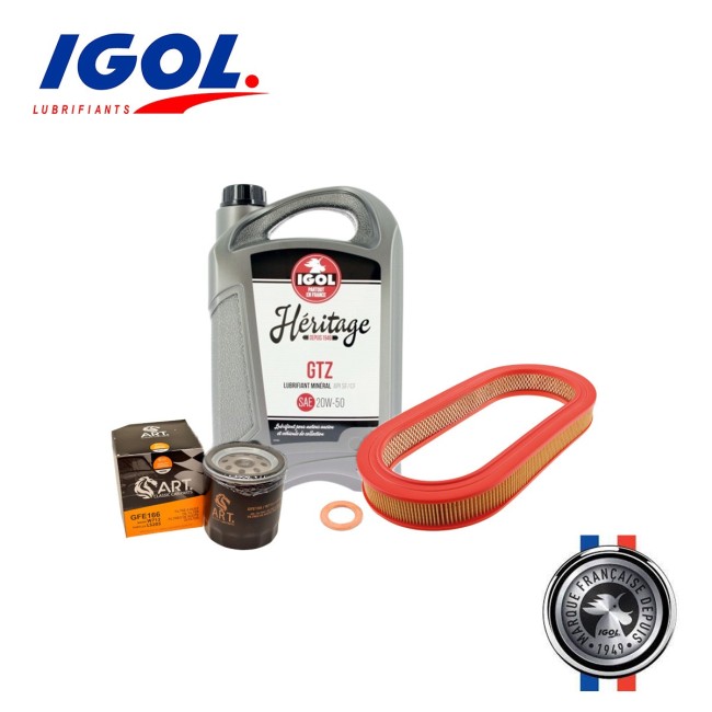 Pack Vidange Mini SPI - IGOL 20w50 + Filtre air SPI