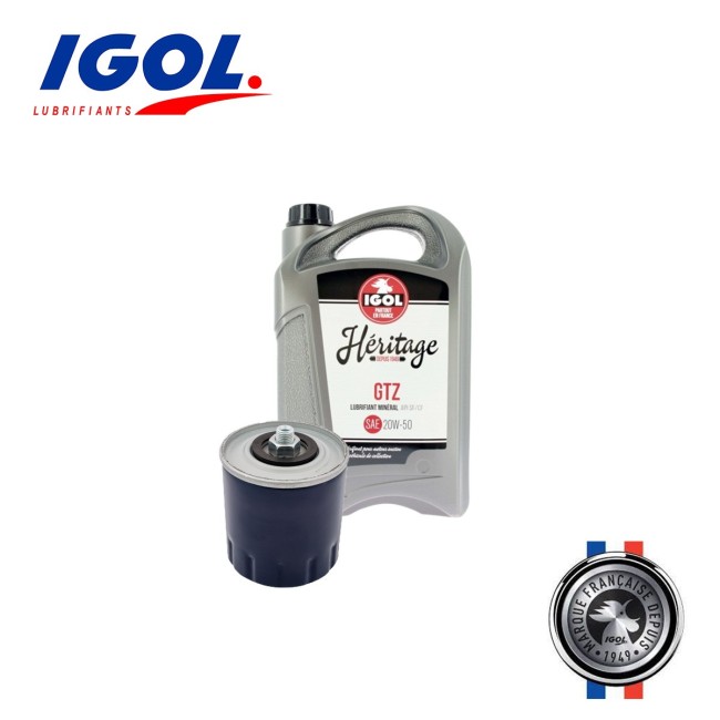 Pack Vidange Spitfire - Igol Heritage 20w50 5L