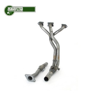 Collecteur LCB INOX + raccord catalyseur (44mm) - Maniflow