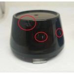 Centre de roue noir - Austin Mini - DESTOCK