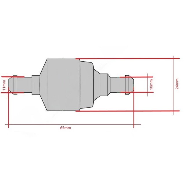 Claplet anti-retour de servo-frein - Austin Mini