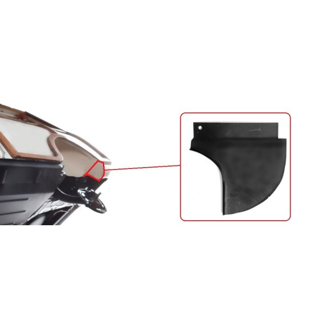 Fermeture jupe arrière gauche Mini Van - 1959 à 1984