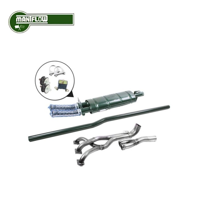 Ligne d'échappement LCB Austin Mini (Double sortie centrale) - Maniflow