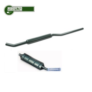 Silencieux simple sortie latérale + tube Austin Mini 