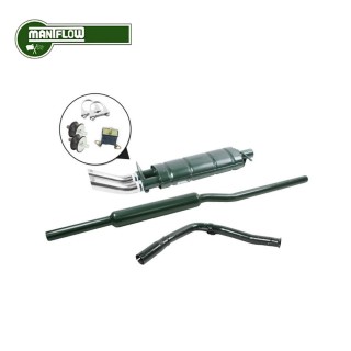 Ligne d'échappement Magic pipe Austin Mini (Double sortie centrale) - Maniflow