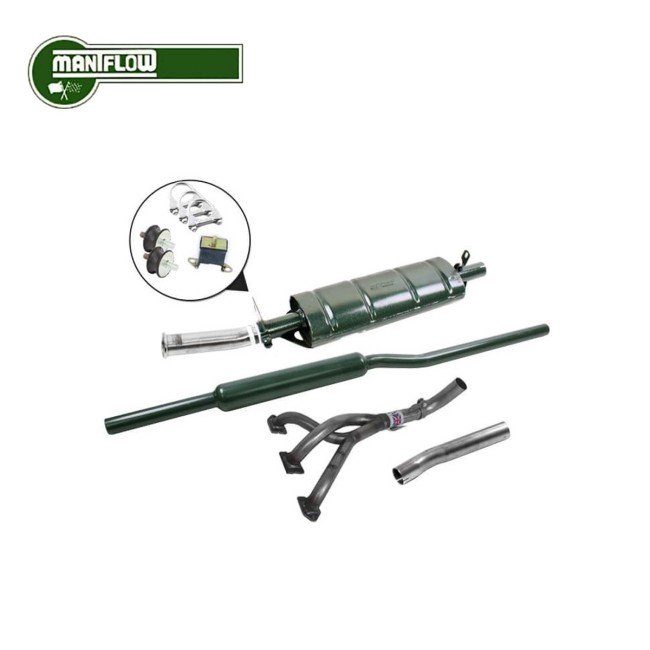 Ligne d'échappement Freeflow Austin Mini (Simple sortie centrale) Maniflow