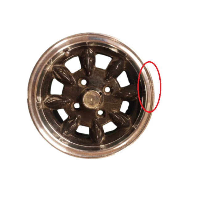 5 x 12 - Jante Minilight - Noire - DESTOCK