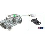 Ancrage montant ceinture arrière droit - Austin Mini