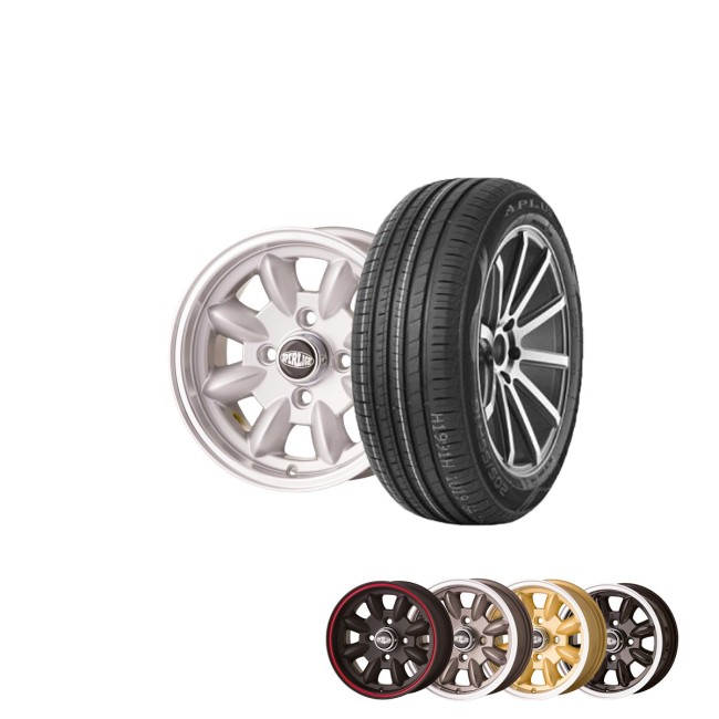 Pack 1 Jante - 5.5 x 12 - Superlight - (Couleur/Pneu au choix)