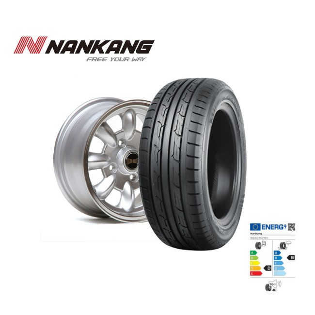 Pack 1 Jante 5.5x12 Ultralite Gris (Pneu au choix)