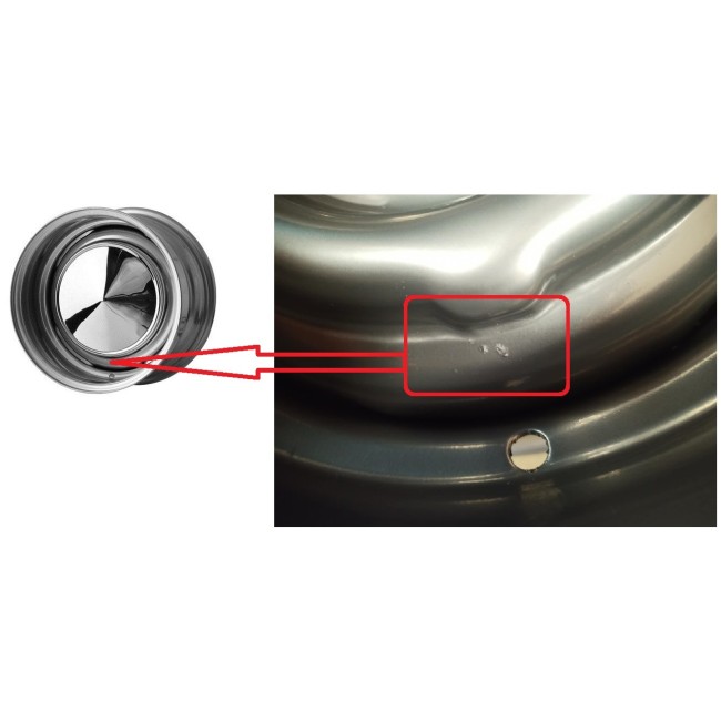 7" x 13 - Jante Old School Smoothie - Gris - DESTOCK