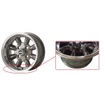 6 x 12 - Jante Minilight Anthracite - DESTOCK