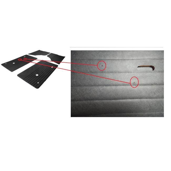 Panneaux de porte Austin Mini - Monte Carlo (Noir) DESTOCK