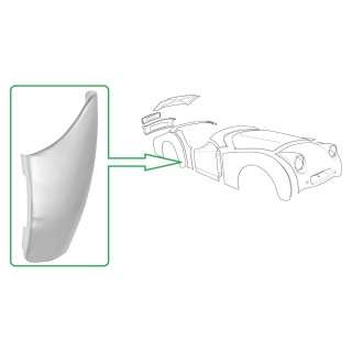 Protection d'aile arrière Droite - Triumph TR2 / TR3/ TR3A