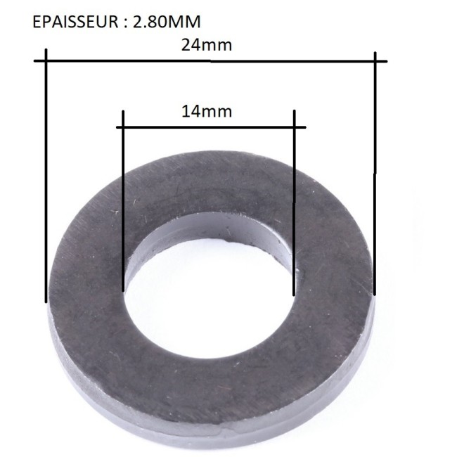 Rondelle écrou de roue Révolite / Révolution / Mamba