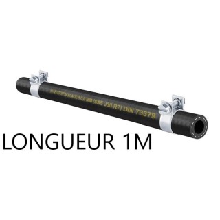 1 m de durite à essence 6mm + 2 colliers