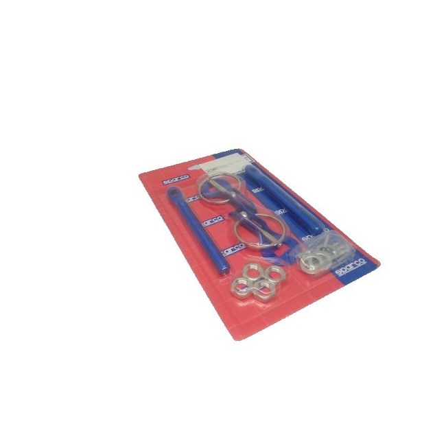 Attache capot Bleue - Sparco