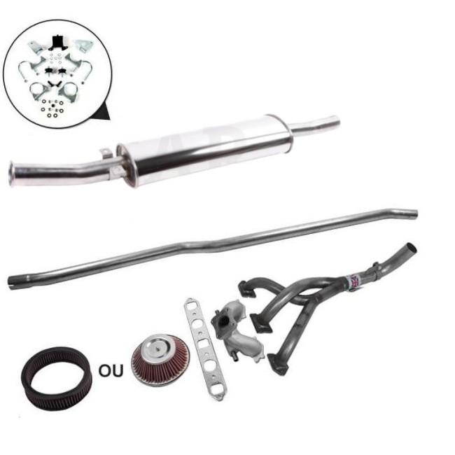 Kit Stage 1 Austin Mini - Freeflow INOX / Sortie Centrale (55mm)