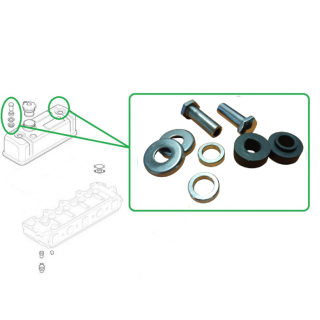 Kit Vis de cache culbuteur chromées (la paire)