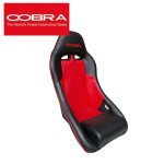 Siège baquet Austin Mini - Cobra Clubman Signature (Noir/Rouge)