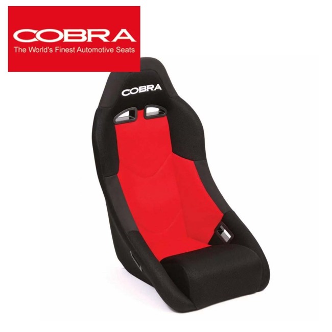 Siège baquet Austin Mini - Cobra Clubman (Noir/Rouge)